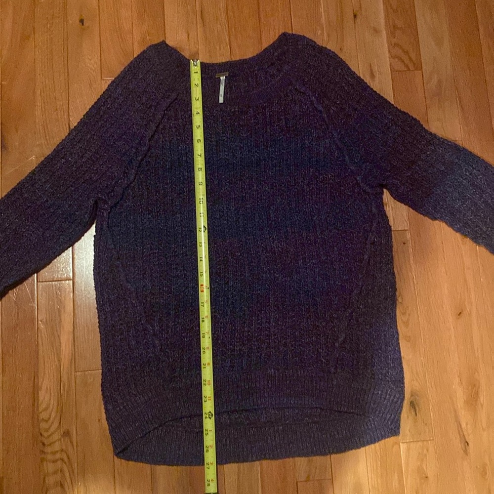 Free People Chunky Knit Sweater - Purple / Blue - Picture 7 of 7